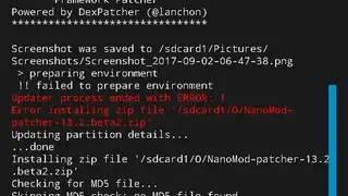 NanoDroid screenshot