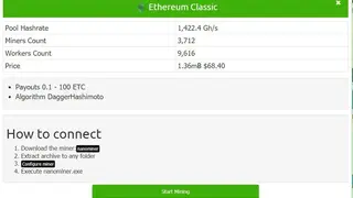 Nanopool screenshot