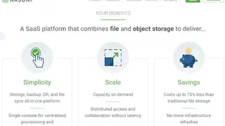 Nasuni Cloud Backup screenshot