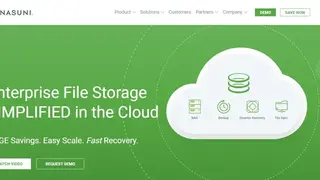 Nasuni Cloud Backup screenshot
