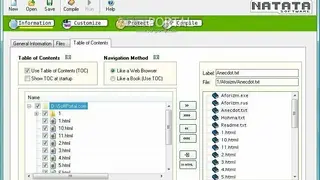 NATATA eBook Compiler screenshot