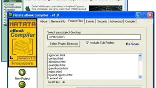 NATATA eBook Compiler screenshot