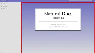 Natural Docs screenshot