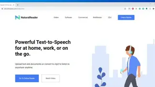 Natural Reader Online screenshot