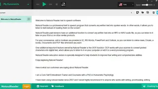 Natural Reader Online screenshot