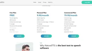 Naturaltts screenshot