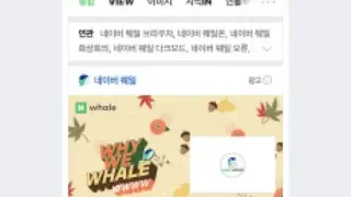 Naver Whale screenshot