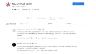 Navi Live CSS Editor screenshot