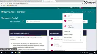 Naviance screenshot