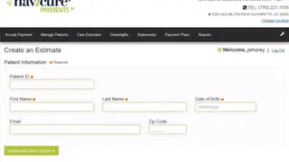 Navicure screenshot