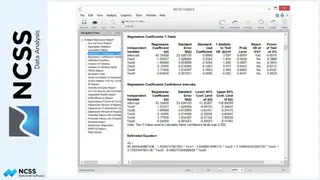 NCSS screenshot