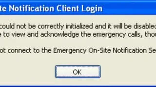 NEC UC Emergency On-Site Notification screenshot