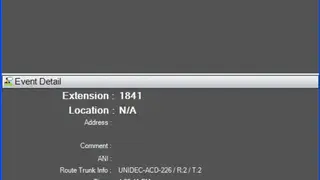NEC UC Emergency On-Site Notification screenshot