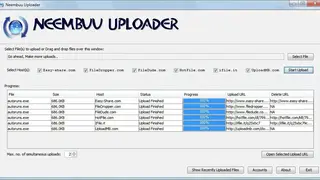 Neembuu Uploader screenshot