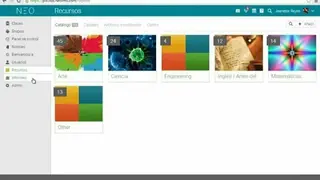 NEO LMS screenshot