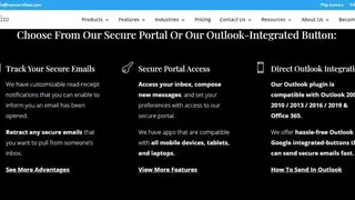 NeoCertified Secure Email screenshot