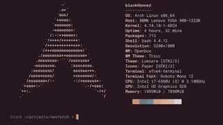 Neofetch screenshot