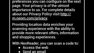 NeoReader screenshot