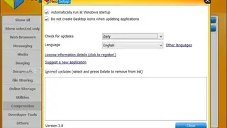 NeoSetup Updater screenshot
