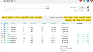 Net2ftp screenshot
