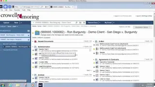 NetDocuments screenshot