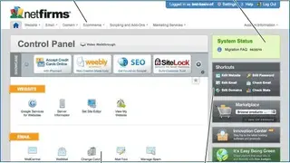 Netfirms screenshot