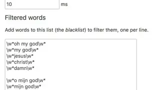 Netflix Profanity Filter screenshot