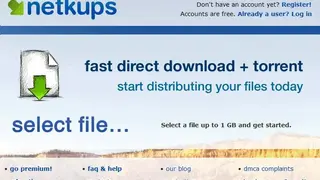 Netkups screenshot
