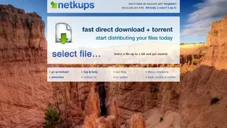 Netkups screenshot