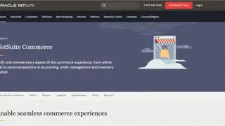 Netsuite SuiteCommerce screenshot
