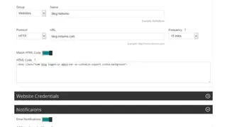 Netumo screenshot