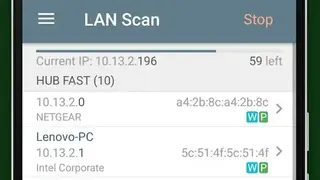 Network Analyzer screenshot