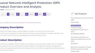 Network Intelligent Protection (NIP) System screenshot