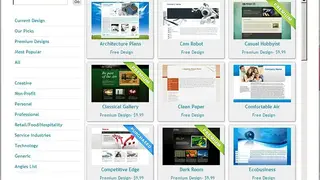 Network Solutions Website Builder screenshot