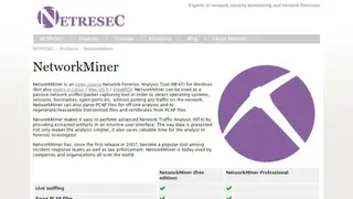 NetworkMiner screenshot