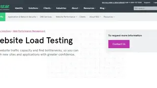 Neustar Website Load Testing screenshot