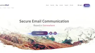 NeutronMail screenshot