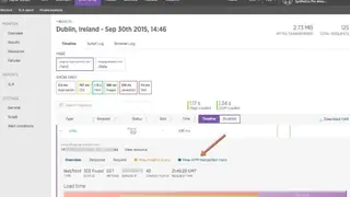 New Relic Synthetics screenshot