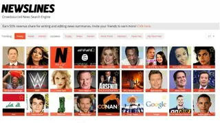 Newslines screenshot