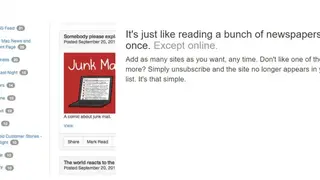 Newsrdr screenshot