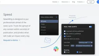 NewsWhip screenshot