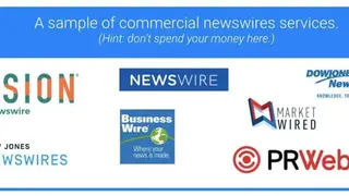 Newswire screenshot