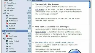 Newswire screenshot