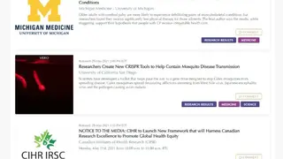 Newswise Medical News screenshot