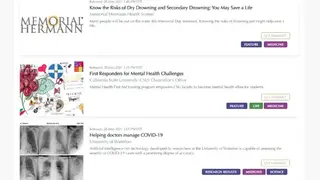Newswise Medical News screenshot