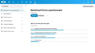 Nextcloud Forms screenshot
