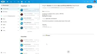 Nextcloud Mail screenshot