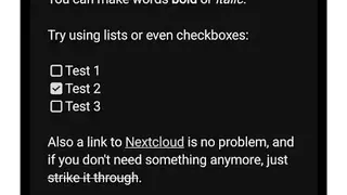 Nextcloud Notes screenshot