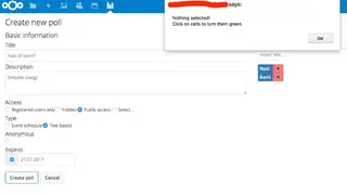 Nextcloud Polls screenshot