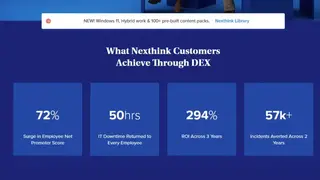 Nexthink screenshot